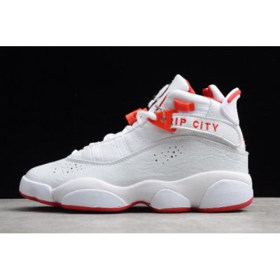 Nike Air Jordan 6 Rings Gs Beyaz / Kırmızı Basketbol Ayakkabısı Türkiye - K15F0X1X